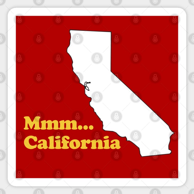 Mmm... California Sticker by BodinStreet